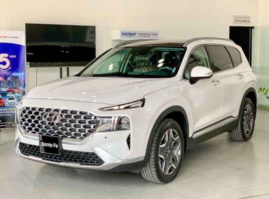 Hyundai Santafe Màu Trắng