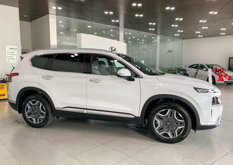 Hyundai-Santafe-Màu- Trắng